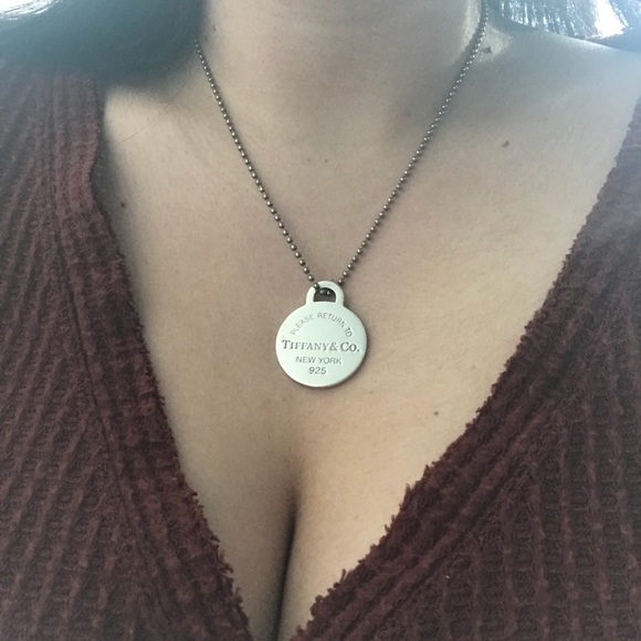 Tiffany & Co. Jewelry - RARE Extra large Tiffany and co circle pendant